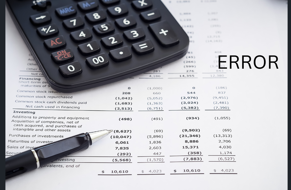 financial errors